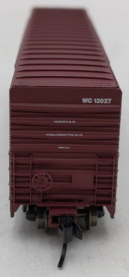 Wheels of Time 61039 N Scale WC 50' Insulated Double Plug-Door Boxcar #12027 LN/Box
