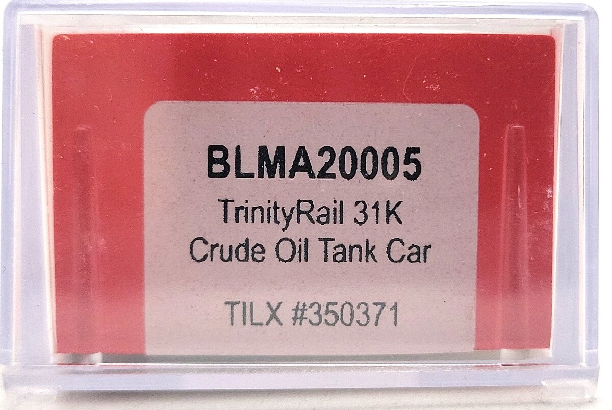 BLMA Models 20005 N TILX Trinity 31,000-Crude Oil Tank Car #350371 LN/Box