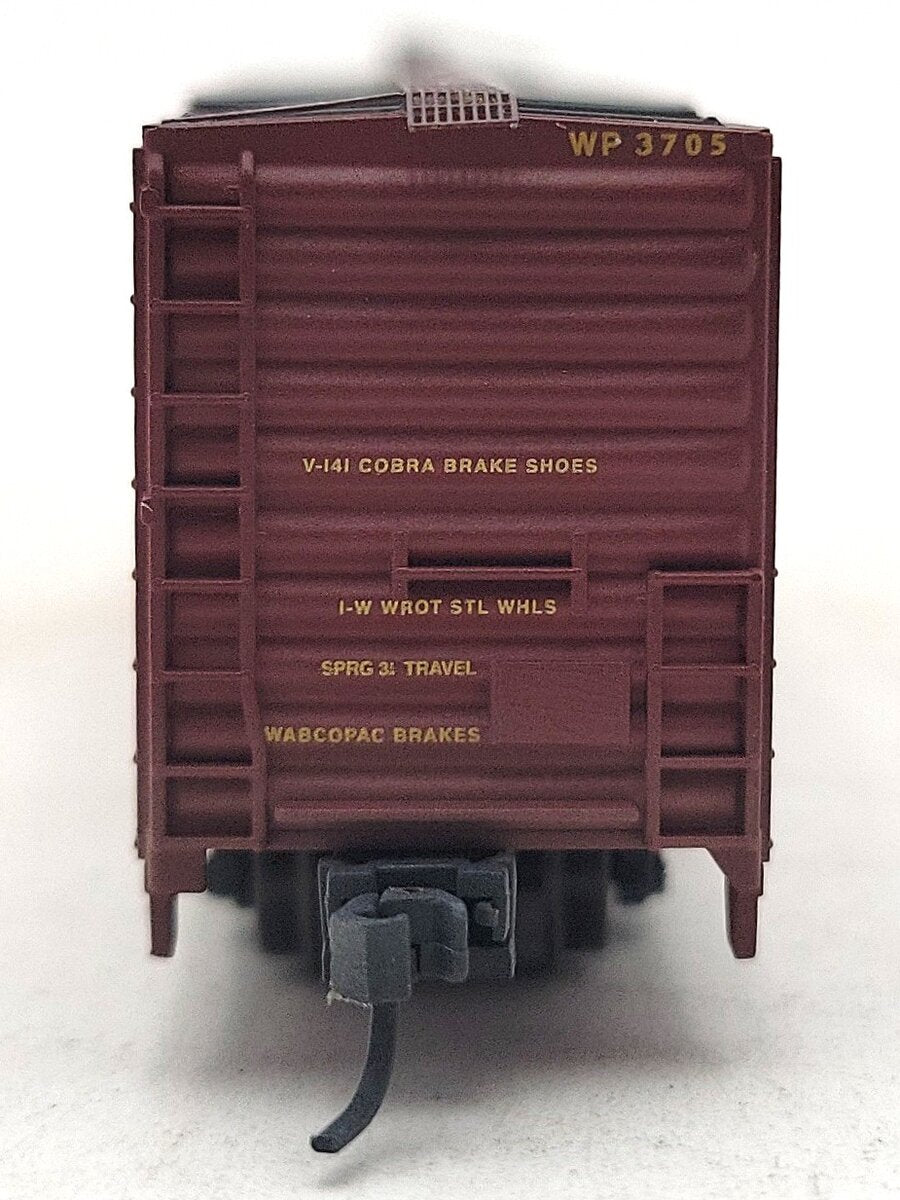 Athearn 17163 N Scale Western Pacific Weathered 60' PS Auto Boxcar #3705 EX/Box