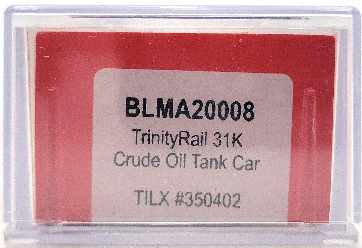 BLMA Models 20008 N TILX Trinity 31,000-Crude Oil Tank Car #350402 LN/Box