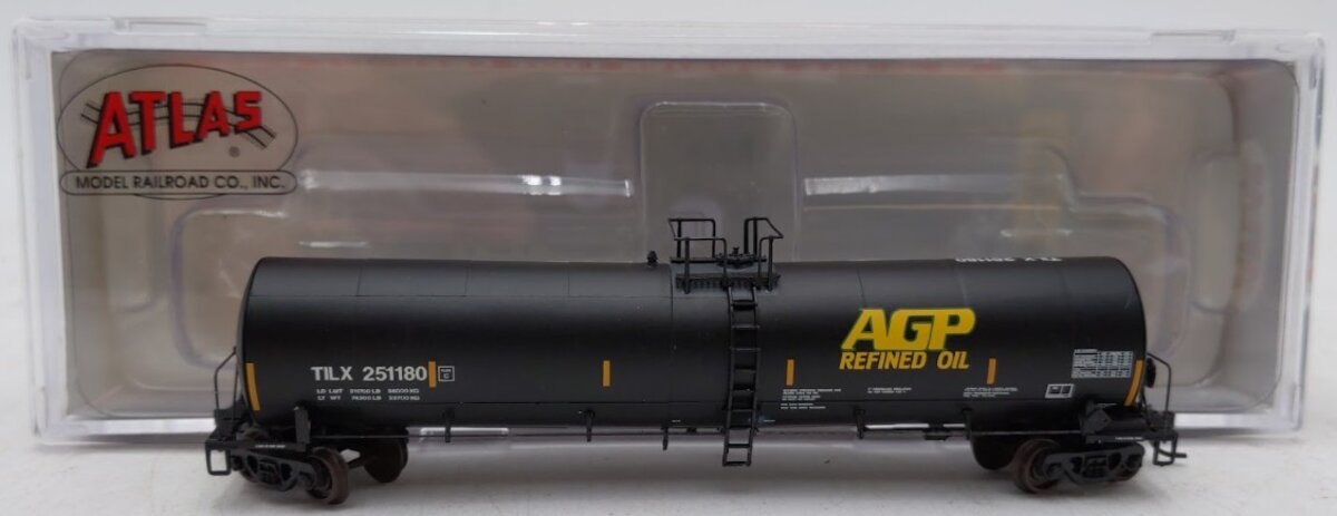 Atlas 50002745 N AGP Refined Oil Trinity 25,500-Gallon Tank Car TILX #251180 LN/Box
