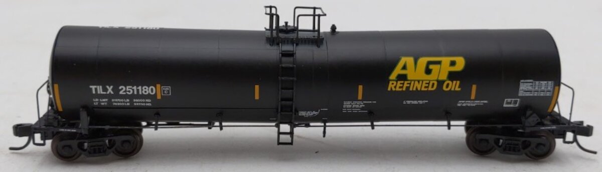 Atlas 50002745 N AGP Refined Oil Trinity 25,500-Gallon Tank Car TILX #251180 LN/Box
