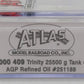 Atlas 50000409 N Scale AGP Refined Oil Trinity 25,500 Gallon Tank Car #251188 EX/Box
