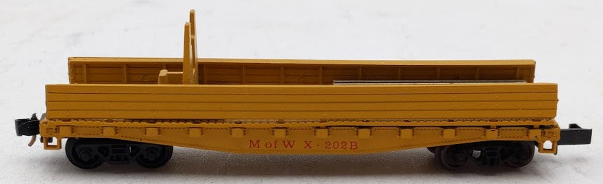 Con-Cor 001-602007 N Scale Union Pacific Crane #X-202A with Flatcar#X-202-B VG/Box