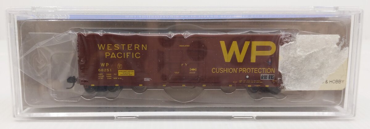 Wheels of Time 61024 N Scale Western Pacific PC&F 50' Boxcar #68251 LN/Box