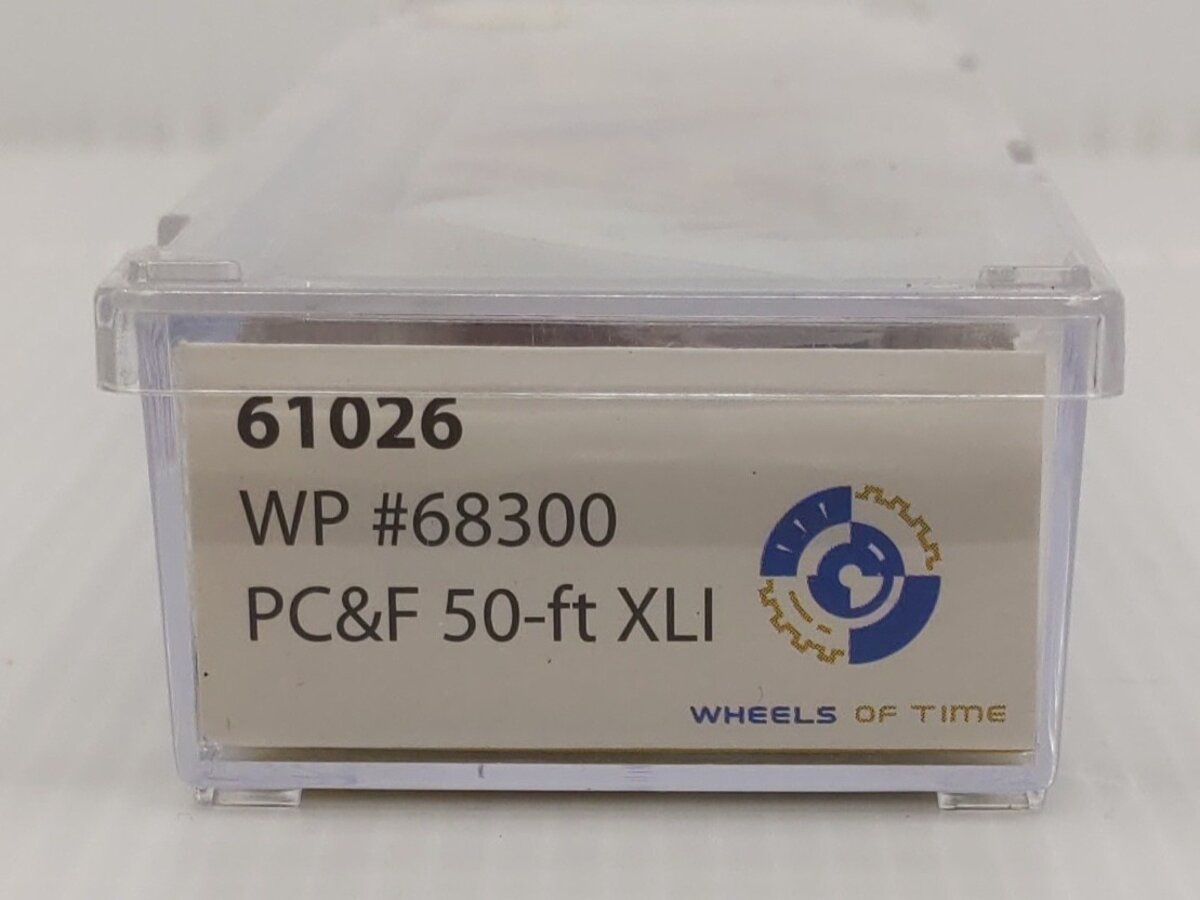 Wheels of Time 61026 N Scale Western Pacific PC&F 50' Boxcar #68300