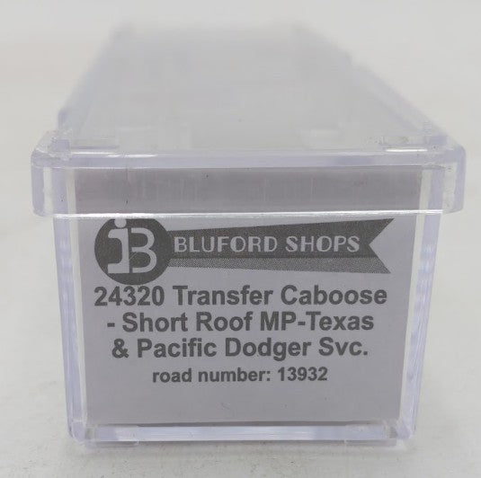 Bluford Shops 24320 N Scale Missouri Pacific/T&P BOP Transfer Cab #13932 EX/Box