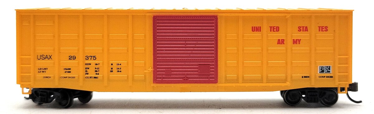 Roundhouse 8895 N Scale United States Army Boxcar Kit #29375 EX/Box