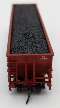 Trainworx Inc. 2403-15 N Scale MP 100-Ton 4-Bay Quad Hopper Car with Coal Load LN/Box