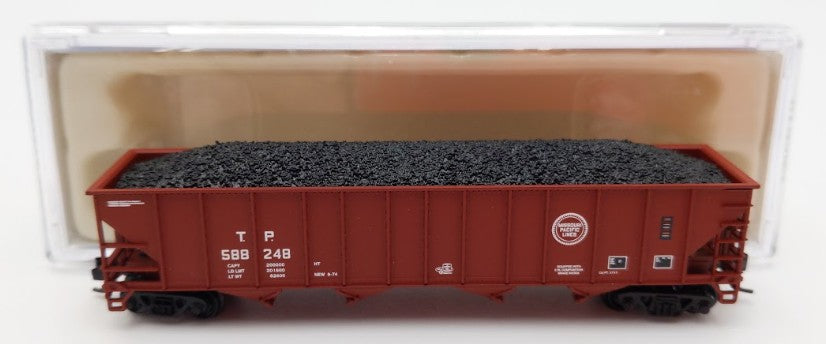 Trainworx Inc. 2403-15 N Scale MP 100-Ton 4-Bay Quad Hopper Car with Coal Load LN/Box