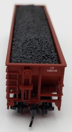 Trainworx Inc. 2403-15 N Scale MP 100-Ton 4-Bay Quad Hopper Car with Coal Load LN/Box