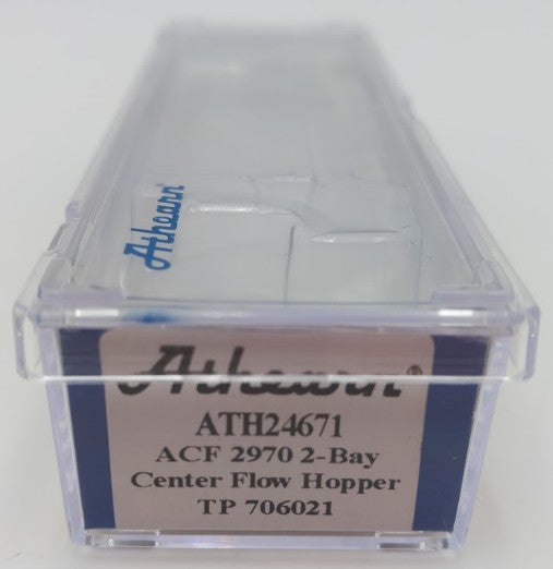 Athearn ATH24671 N Scale TP/MP ACF 2970 2-Bay Center Flow Hopper Car #706021 LN/Box