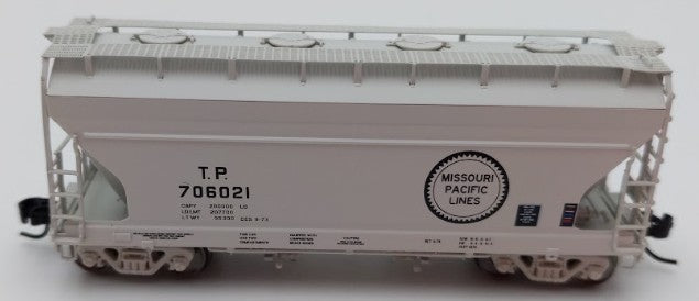 Athearn ATH24671 N Scale TP/MP ACF 2970 2-Bay Center Flow Hopper Car #706021 LN/Box