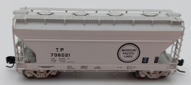 Athearn ATH24671 N Scale TP/MP ACF 2970 2-Bay Center Flow Hopper Car #706021 LN/Box
