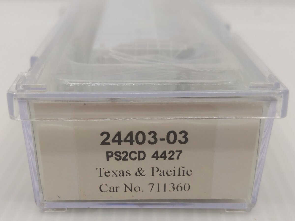 Trainworx Inc 24403-03 N Texas & Pacific PS2CD 4427 Covered Hopper #711360 LN/Box