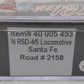 Atlas 40005493 N Scale Santa Fe Alco RSD4/5 Diesel Engine #2158 w DCC/Sound EX/Box