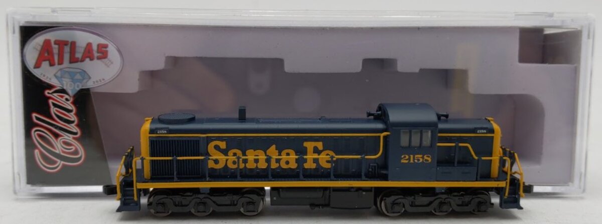 Atlas 40005493 N Scale Santa Fe Alco RSD4/5 Diesel Engine #2158 w DCC/Sound EX/Box