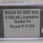 Atlas 40005492 N Scale Santa Fe Alco RSD4/5 Diesel Engine #2155 with DCC/Sound EX/Box