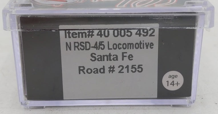 Atlas 40005492 N Scale Santa Fe Alco RSD4/5 Diesel Engine #2155 with DCC/Sound EX/Box