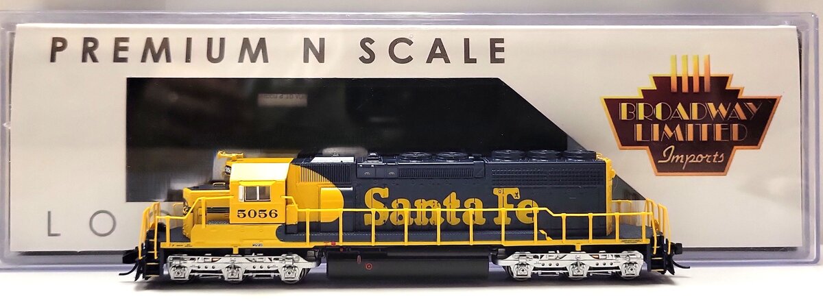 Broadway Limited 7951 N ATSF EMD SD40-2 Diesel Locomotive - Sound/DC/DCC #5056 LN/Box