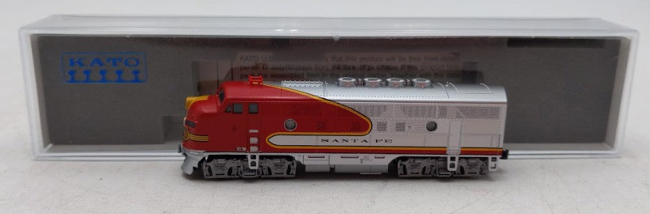Kato 176-1110 N Scale ATSF Warbonnet F3A Diesel Locomotive #19C with DCC EX/Box