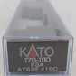 Kato 176-1110 N Scale ATSF Warbonnet F3A Diesel Locomotive #19C with DCC EX/Box