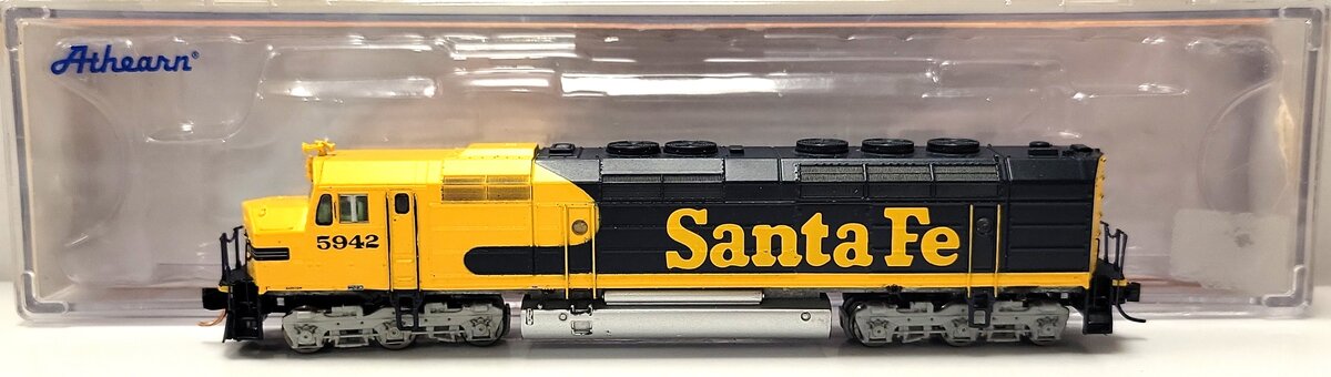 Athearn 16826 N Santa Fe FP45 Freight Warbonnet #5942 EX/Box