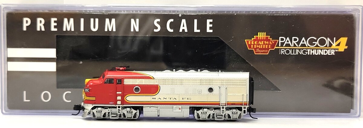 Broadway Limited 6837 N ATSF EMD F3A Diesel Locomotive Sound/DC/DCC #26C LN/Box