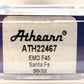 Athearn 22467 N Santa Fe F45 Diesel Locomotive #5932 with DCC & Sound LN/Box