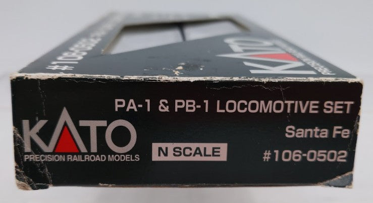 Kato 106-0502 N Scale Santa Fe A-B Diesel Locomotive Set with DCC LN/Box