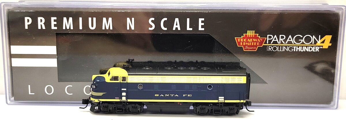 Broadway Limited 6869 N ATSF EMD F7A Diesel Locomotive Sound/DC/DCC #226C LN/Box