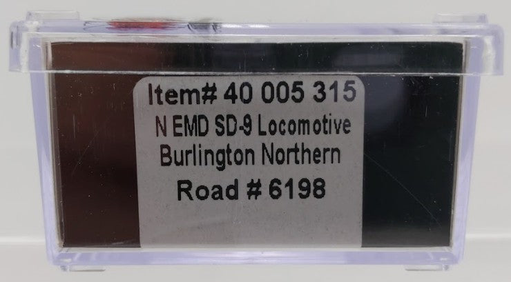 Atlas 40005315 N Scale BN EMD SD9 Diesel Locomotive #6198 with DCC/Sound LN/Box