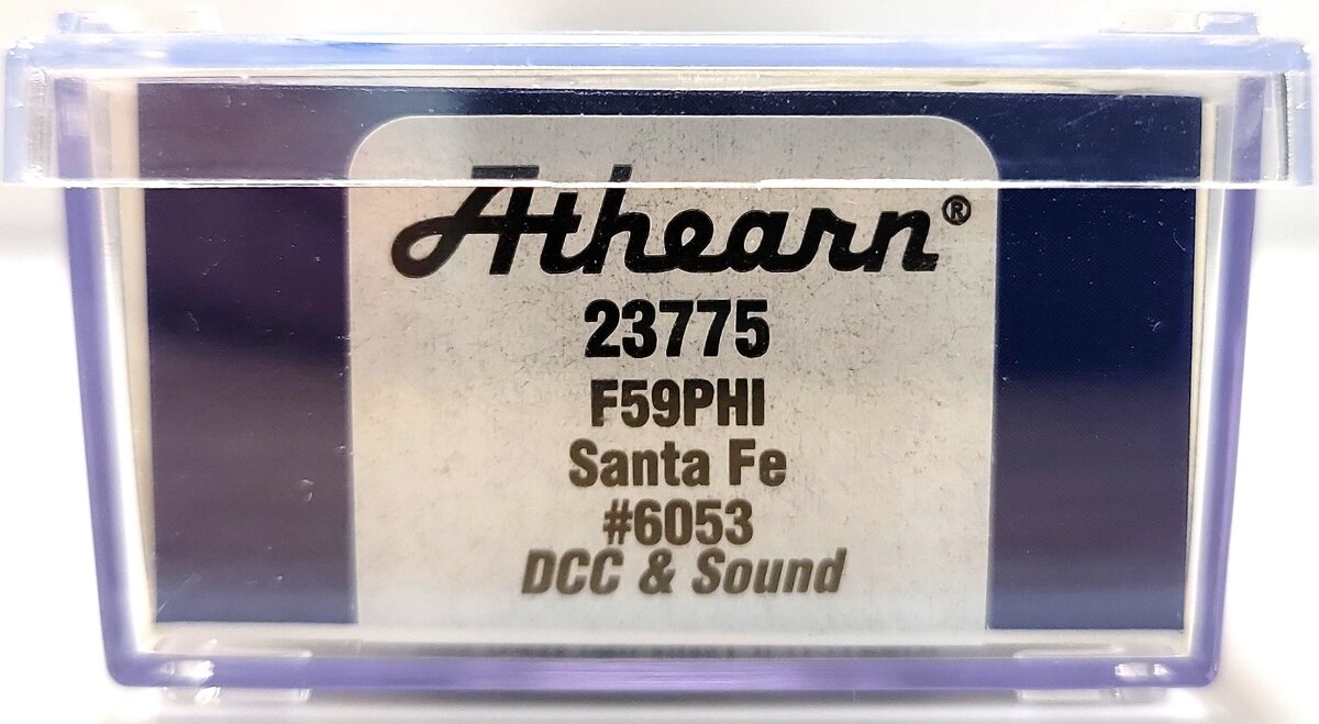 Athearn 23775 N Santa Fe F59PHI Diesel Locomotive #6053 w/ Sound & DCC LN/Box