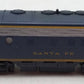 Weathered Kato N Scale Santa Fe EMD F7A Cigar Band Diesel Locomotive #235 EX