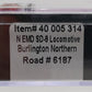 Atlas 40005314 N Scale BN EMD SD9 Diesel Locomotive #6187 with DCC/Sound EX/Box