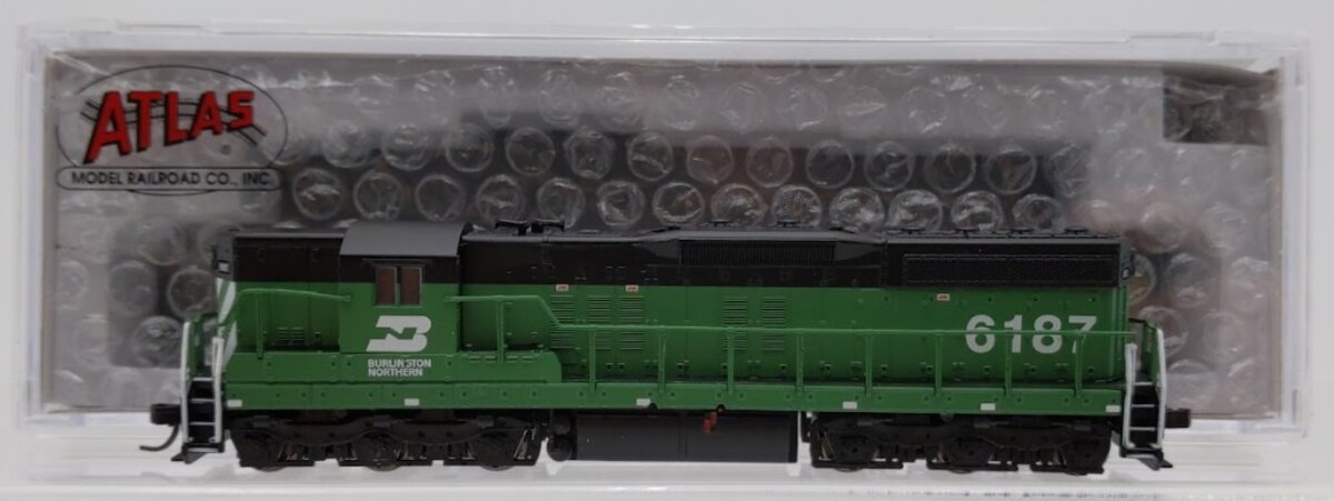 Atlas 40005314 N Scale BN EMD SD9 Diesel Locomotive #6187 with DCC/Sound EX/Box