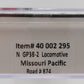 Atlas 40002295 N Scale Missouri Pacific GP38-2 Diesel Locomotive #874 w DCC EX/Box
