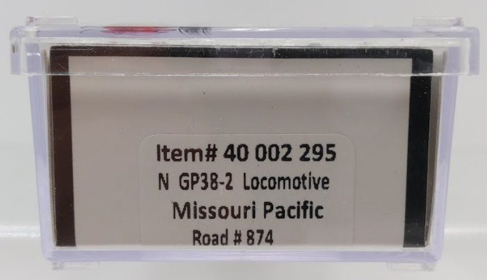Atlas 40002295 N Scale Missouri Pacific GP38-2 Diesel Locomotive #874 w DCC EX/Box