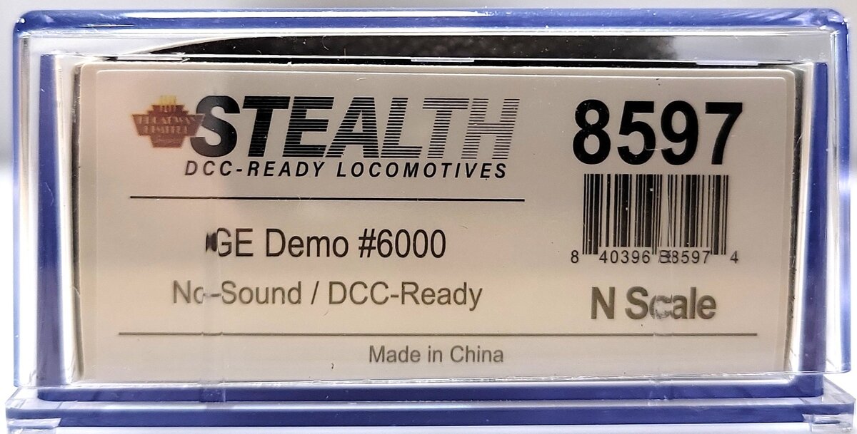 Broadway Limited 8597 N GE Demo AC6000 Diesel Locomotive #6000 LN/Box