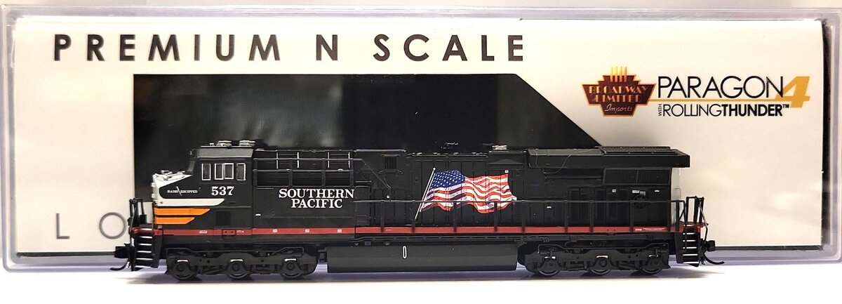 Broadway Limited 7311 N Southern Pacific GE AS44AC Diesel Loco w/ DCC/sound #537 LN/Box