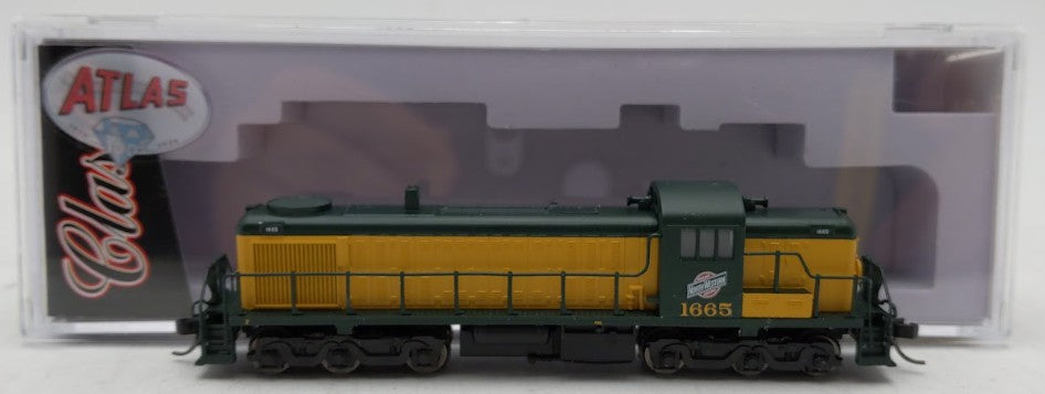 Atlas 40005494 N Scale Chicago & North Western RSD4/5 Diesel Engine #1665 EX/Box