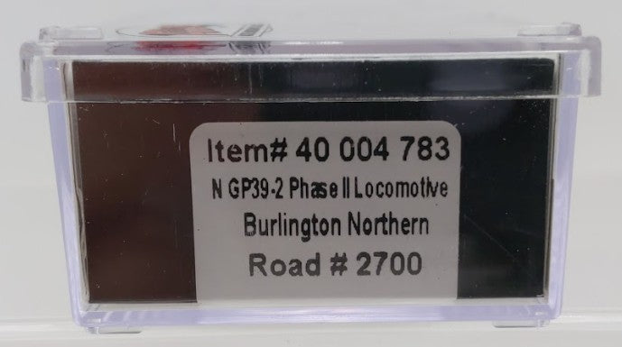 Atlas 40004783 N Burlington Northern GP39-2 Diesel Locomotive #2700 w/ DCC/Sound EX/Box