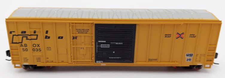 Athearn ATH24585 N Scale Railbox 50' FMC Ex-Post Combo Door Box Car #50035 EX/Box
