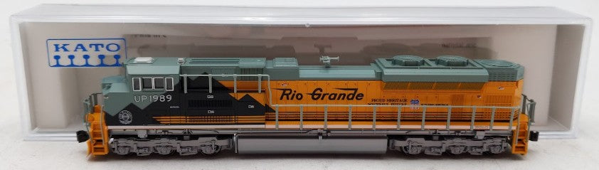 Kato 176-8405 N UP Heritage/D&RGW SD70ACe Powered Diesel Locomotive #1989 w/DCC EX/Box