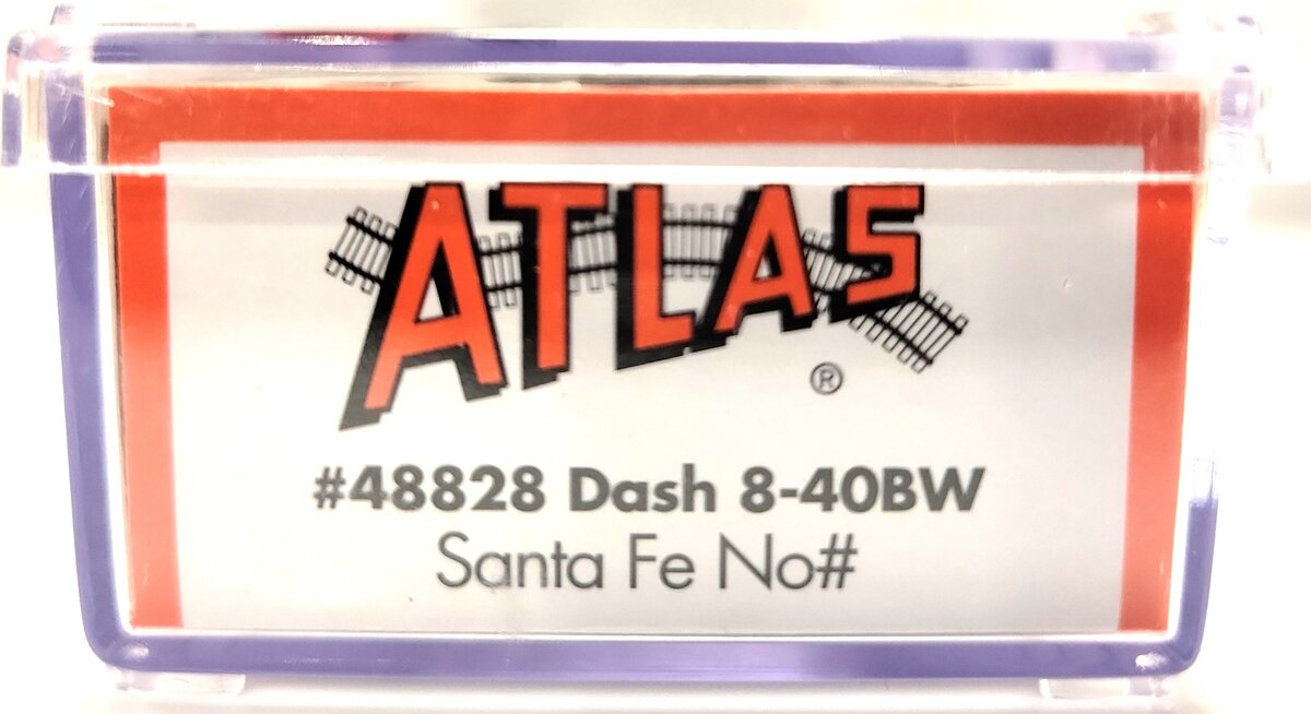 Atlas 48828 N Scale Santa Fe Dash 8-40BW Diesel Locomotive #3487 LN/Box
