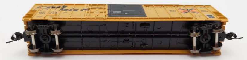 Athearn 20080 N Scale Railbox 50' FMC Ex-Post Combo Door Box Car #50420 VG/Box