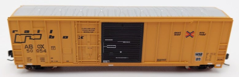 Athearn ATH20084 N Scale Railbox 50' FMC Ex-Post Combo Door Box Car #50054 EX/Box