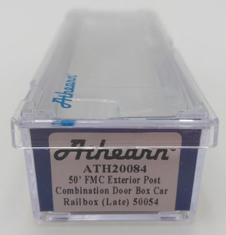 Athearn ATH20084 N Scale Railbox 50' FMC Ex-Post Combo Door Box Car #50054 EX/Box