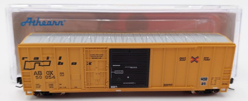 Athearn ATH20084 N Scale Railbox 50' FMC Ex-Post Combo Door Box Car #50054 EX/Box