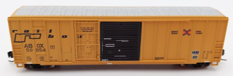 Athearn ATH20084 N Scale Railbox 50' FMC Ex-Post Combo Door Box Car #50054 EX/Box
